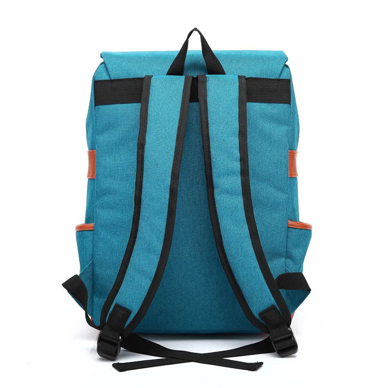 Vintage 16 inch Laptop Backpack Women Canvas Bags Men canvas Travel Leisure Backpacks Retro Casual Bag School Bags For Teenagers