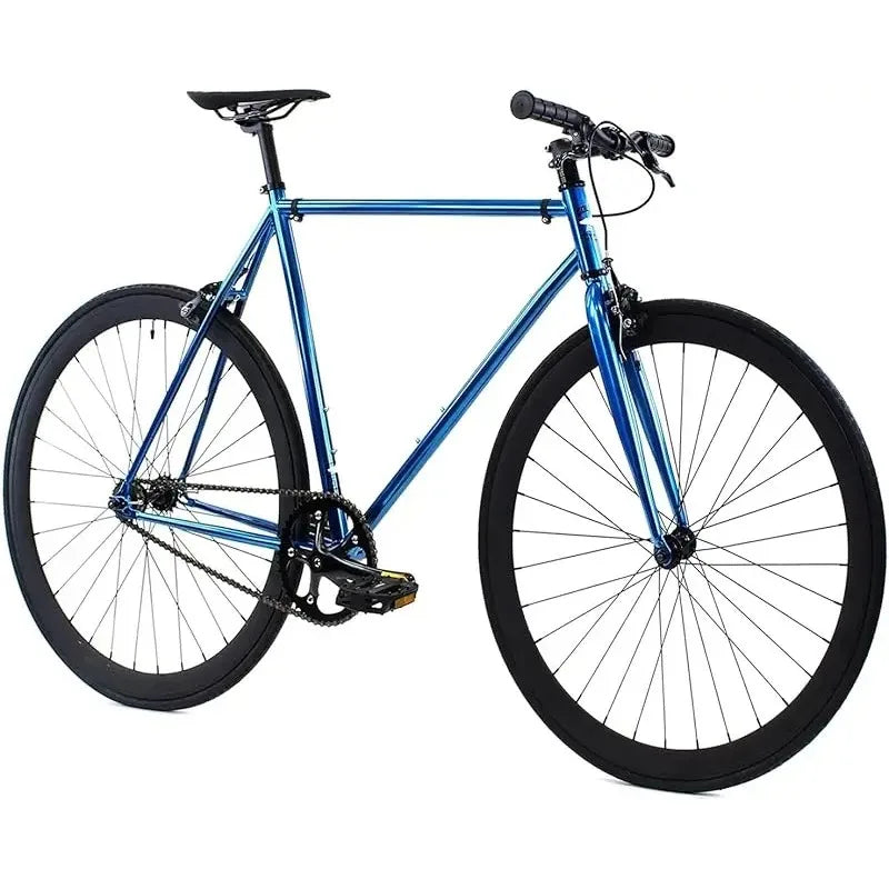 Fixed Gear Single Speed - Perfect Urban Commuter Bicycle With Front Rear Brakes - Ideal For Teens And Adults