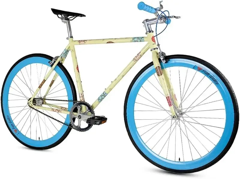 Fixed Gear Single Speed - Perfect Urban Commuter Bicycle With Front Rear Brakes - Ideal For Teens And Adults