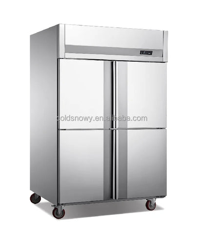 Air Cooling 4 Door Upright Commerical No Frost Upright Freezer Kitchen Upright Freezer Refrigerator Factory Price