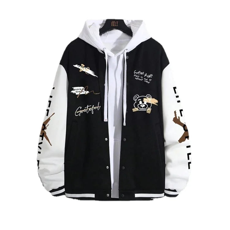 Men's Spring and Autumn Baseball Jacket