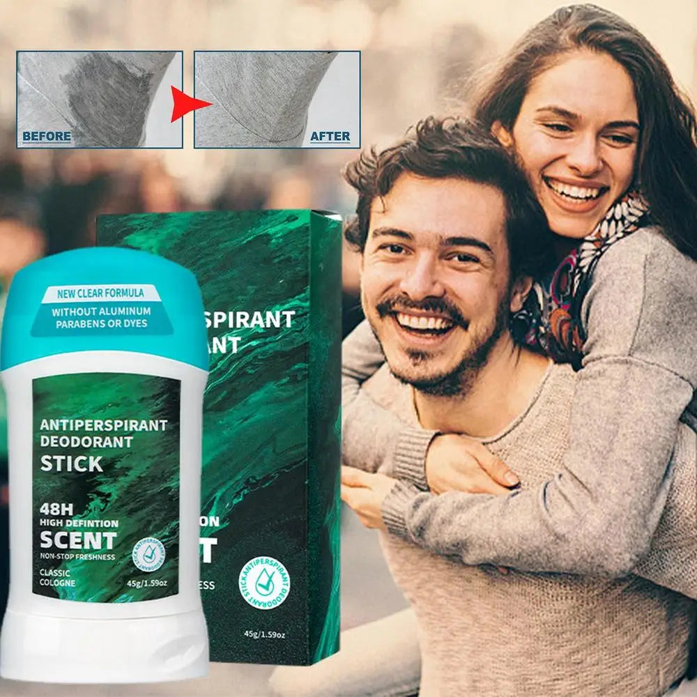 Antiperspirant Stick Roll-On Refreshing Cream For Men Odor Personal Care Products For Party Working Dating Traveling Exercising