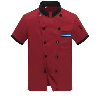 Professional Short/LONG Sleeve Chef Jacket for Food Service Industry Restaurant Chef Coat  Chef Jacket Uniform