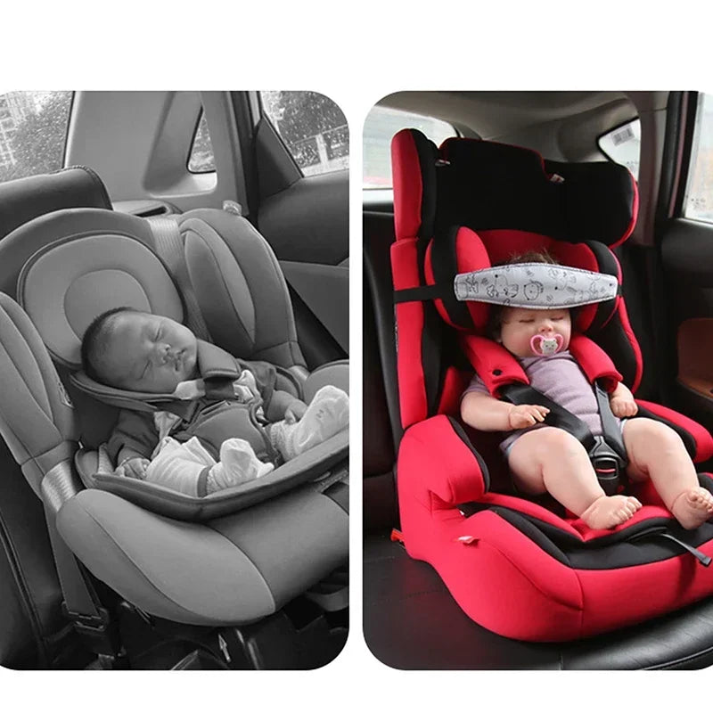 Baby Head Fixation Belt Car Seat Head Support Pushcart Fixation Belt Adjustable Sleep Positioner Baby Safety Pillow