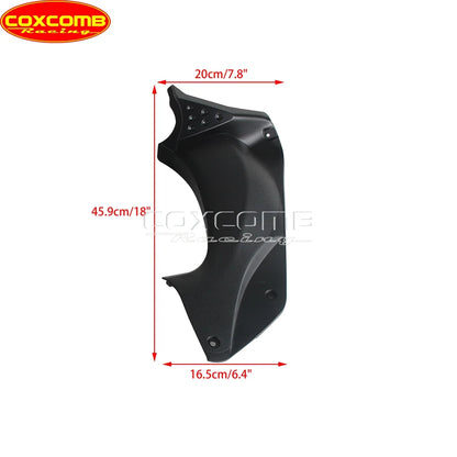 For Kawasaki ZX-14 ZX14 ZZR1400 Motorcycle Dash Cover Fairing Replacement Black Air Duct Ram Panel Trim Covers Fairing Cowl