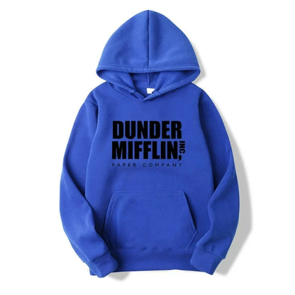 The Office Dunder Mufflin INC Paper Hoodie Dwight Schrute Sweatshirt Men Women Hoodies Casual Pullover Hooded Sweater