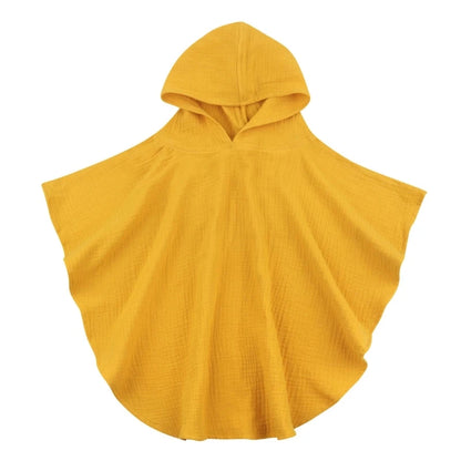 Soft Cotton Baby Hooded Towel Bath Towel for Boys Girls Bathrobe Sleepwear Children's Clothing Floral/Solid Color Infant ponchos