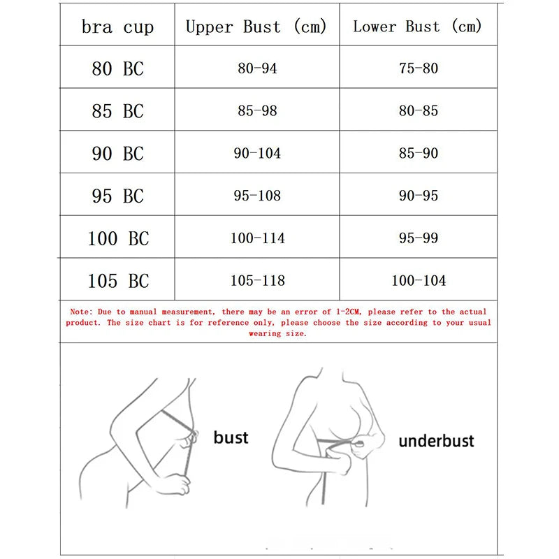 BC Cup New Large Size No Steel Ring To Wipe The Breast Brassiere Thin Models Of Beauty Back Bras Mom Sexy Underwear Women Sütyen