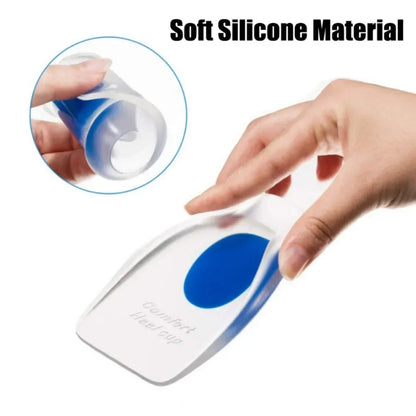 1 Pair Silicone Gel Insoles Men Women Heel Spurs Pain Relief Treatment Feet Pads Shock Absorption Massager Spa Foot Care Tools