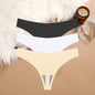 3PCS/SET Sexy G-String Underwear Breathable Female T-back Intimate Lingerie Seamless Low Waist Underpants Lady Bikini Panty S-XL