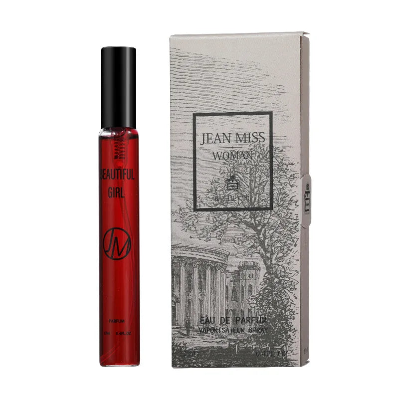 12ml JEAN MISS EAU DE PARFUM Slight Flowers Rose Perfume Fragrance Body Spray for Women Girl Exquisite Portable Sexy Perfume