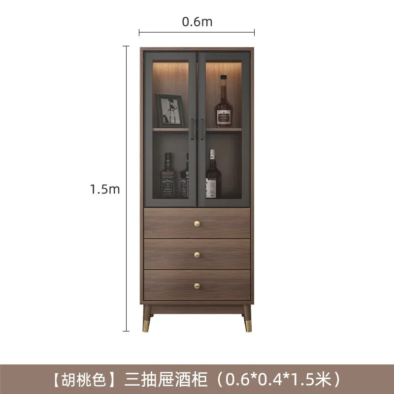 Display Storage Kitchen Cabinet Sideboard Console Living Room Buffet Glass Cupboard Closet Alacenas Para Cocina Mueble Furniture