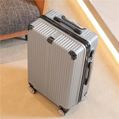 Aluminum Frame Carry-On Suitcase Luggage Mute Trolley Case Universal Wheel Durable And Sturdy Password Valise De Voyage