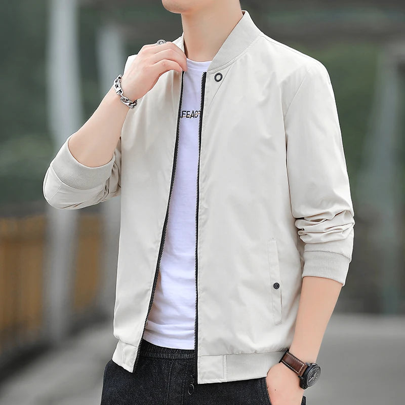 Men's Slim Fit Bomber Jacket