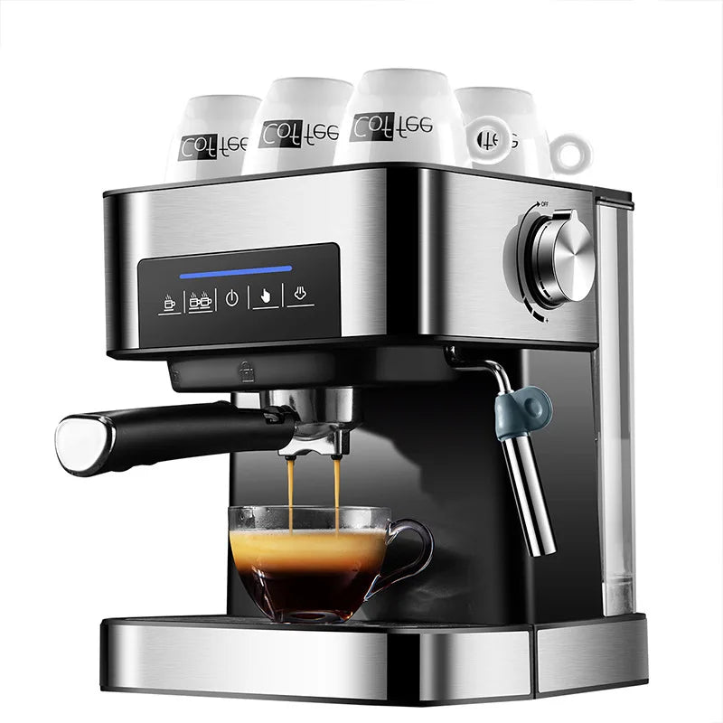 20bar Ulka Pump Coffee Maker Led Screen Espresso Machine Commercial Coffee Machine Espresso Coffee Machine