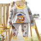 Kids Boys Casual Warm Cotton Pajamas Cute Cartoon Bear Long Sleeve T-Shirt Tops + Pants New Baby Autumn Sleepwear Clothing Sets