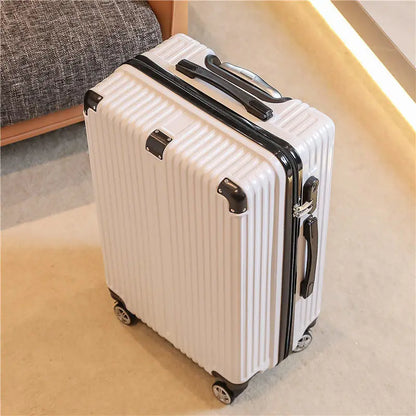 Aluminum Frame Carry-On Suitcase Luggage Mute Trolley Case Universal Wheel Durable And Sturdy Password Valise De Voyage