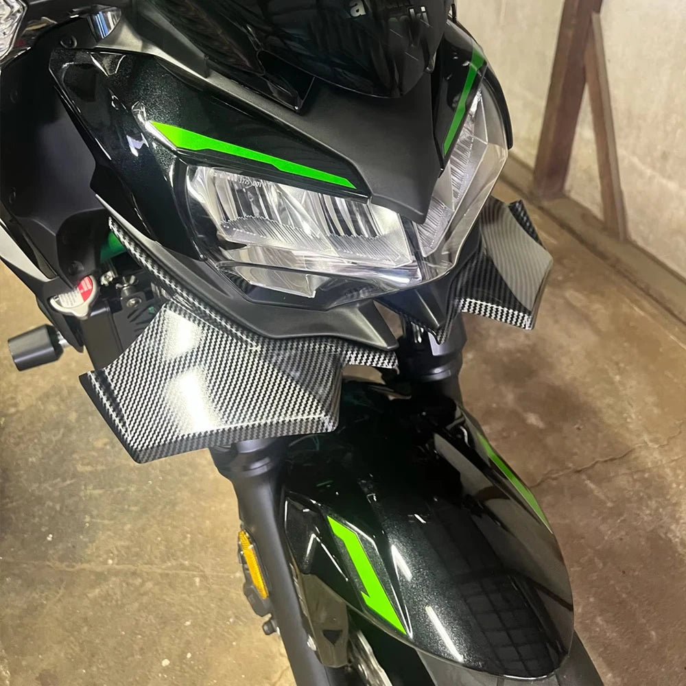 2025 Z650 Winglets Motorcycle Wing Deflector For Kawaski Z 650 Sport Downforce Naked Spoilers Aerodynamic Fairing