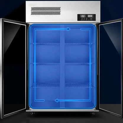 Air Cooling 4 Door Upright Commerical No Frost Upright Freezer Kitchen Upright Freezer Refrigerator Factory Price