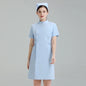 Medical Uniforms Dress Robe White Women Nursing Scrubs Jacket Full Length SPA Beautician Veterinary Work Wear Uniform Doctor