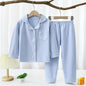 2025 Autumn Winter Children Pajama Sets Solid Color Sleepwear for Kids 1-16years Teen Pijamas Boys Girls Loungewear Baby Clothes