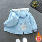 2 3 4 5 6 7 8 Years Baby Girls Jacket Autumn Winter Thick Warm Kids Windbreaker Coats For Girl Christmas Little Princess Outwear