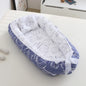 85*50cm Baby Nest Bed with Pillow Portable Crib Travel Bed Infant Toddler Cotton Cradle for Newborn Baby Bed Bassinet Bumper