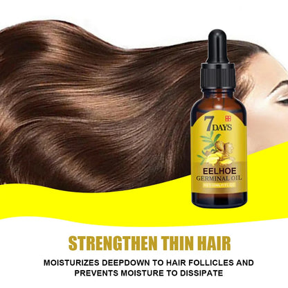 EELHOE Ginger Hair Growth Oil Natural Essentail Anti-Hair Loss Treatment Hair Hydrating Growth Nutrient Solution Care Products