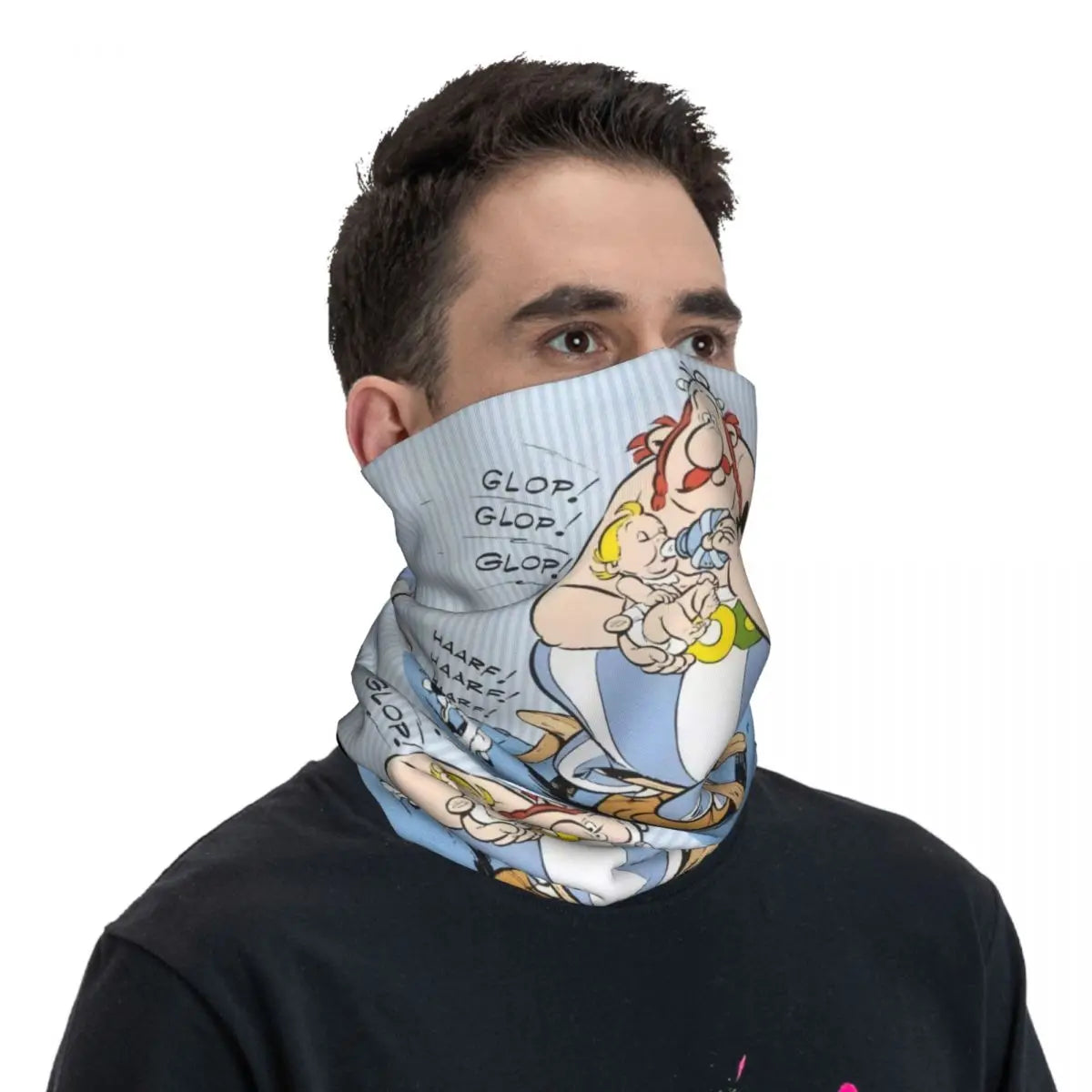 Taking Care Of The Baby Scarf Neckerchief Neck Face Mask Polyester