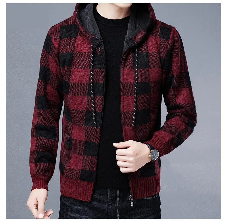 Men Sweater Jacket Fashion Winter