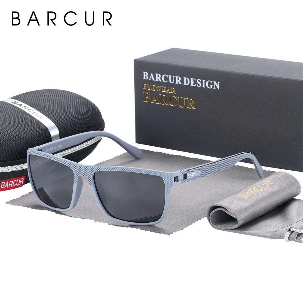 BARCUR Sports Sunglasses for Men Polarized FishingTravel TR90 Light Weight Sun Glasses Women Eyewear Accessory Oculos