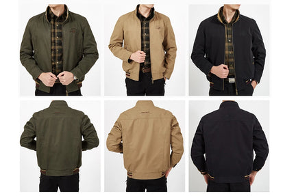 DIMUSI Double-Sided Military Jacket