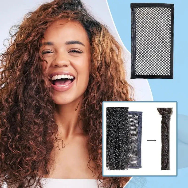 Curly Hair Stretcher Net Drying  Hair Cap Curling Hair Styling Mesh for Women Drying Net Personal Hair Care Products for Long