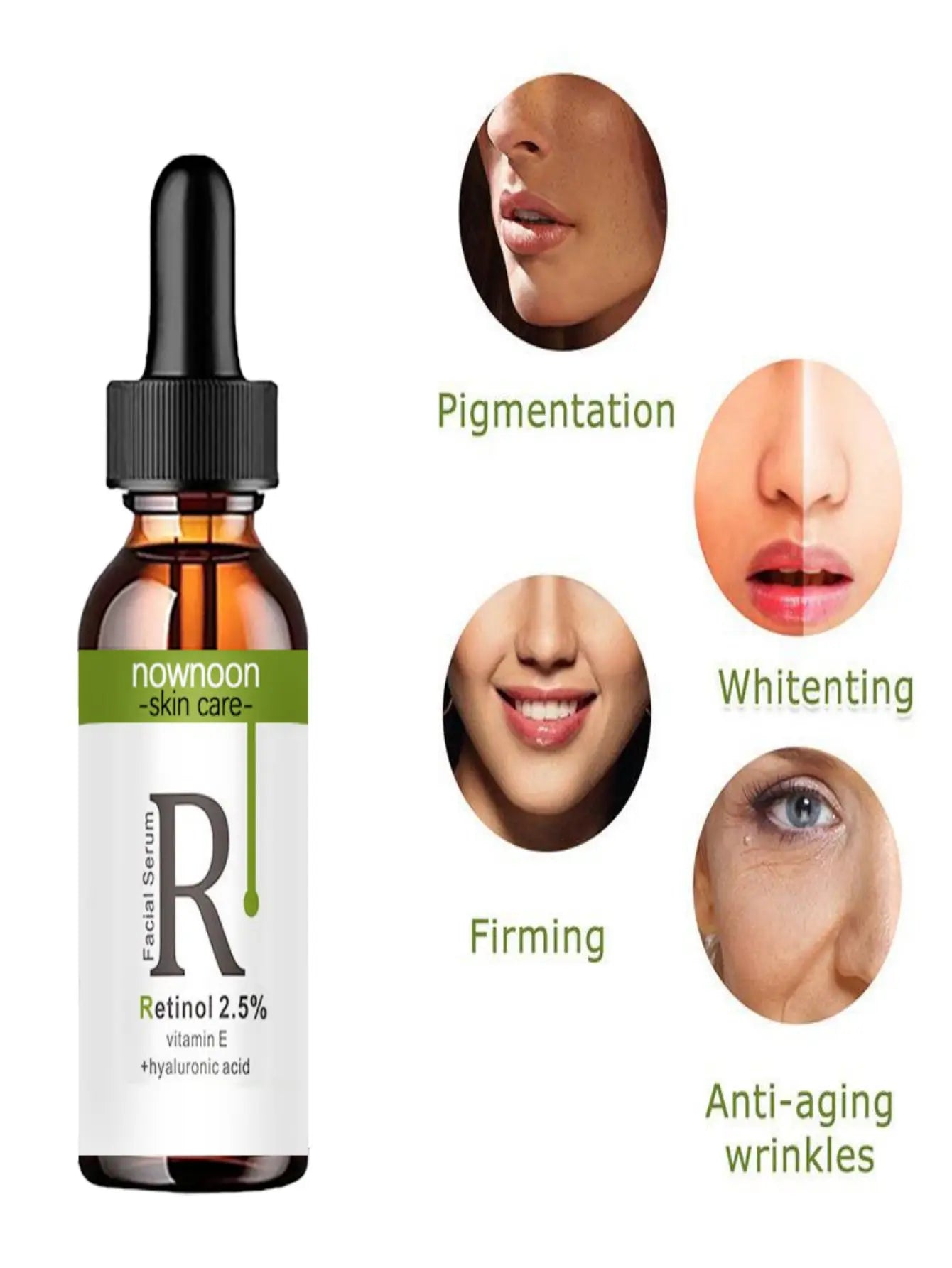 Retinol Serum Anti Wrinkle Fade Dark Spots Vitamin C Facial Serum Whiten Face Skincare Essence Skin Care Products