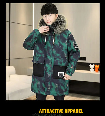 Thick Fleece Hooded Parka - Trendy Winter Jacket