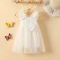 Baby Dresses for 1-5 Yrs Suspender Kids Mesh Summer Dress with Butterfly Wings Little Girls Birthday Cute Princess Dress