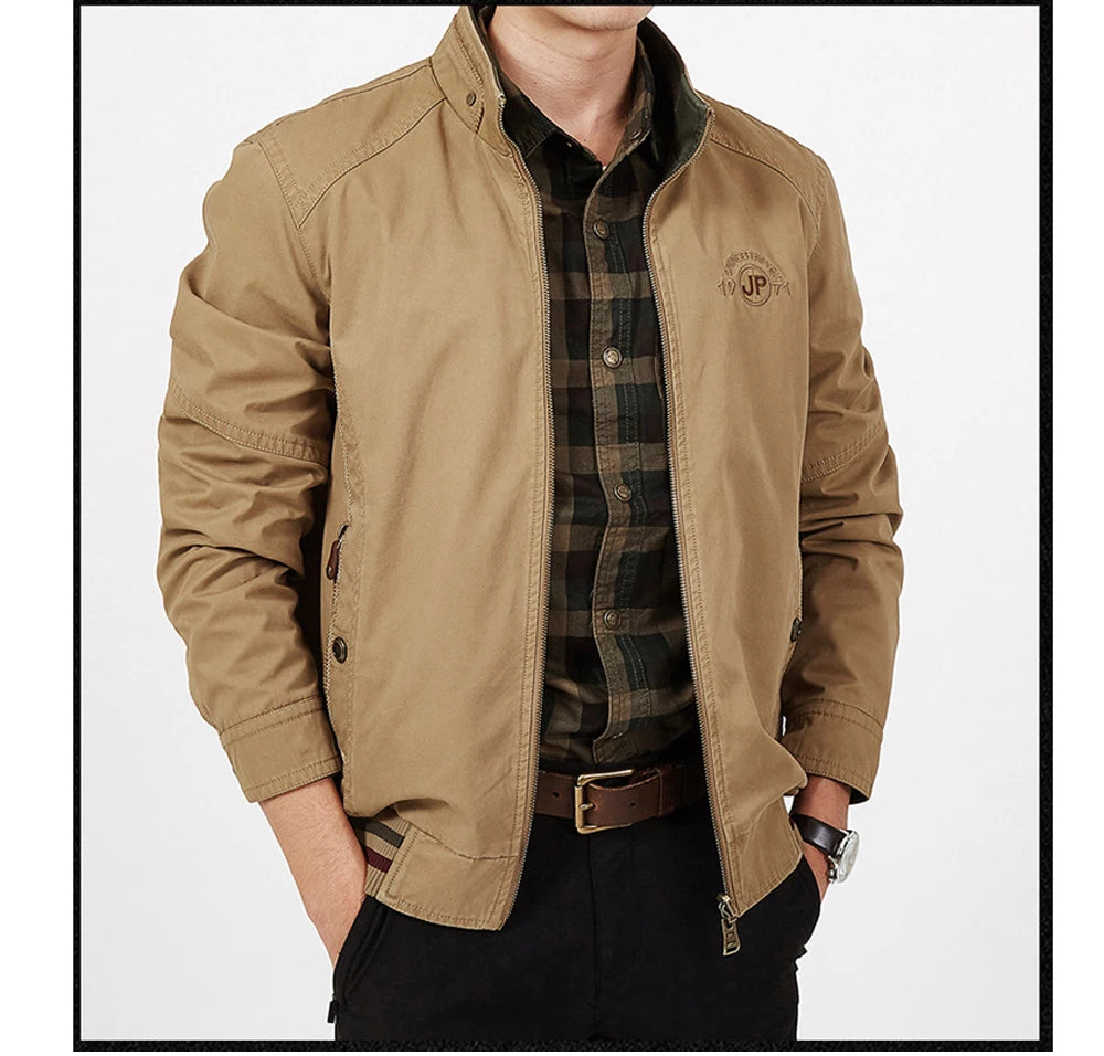 DIMUSI Double-Sided Military Jacket