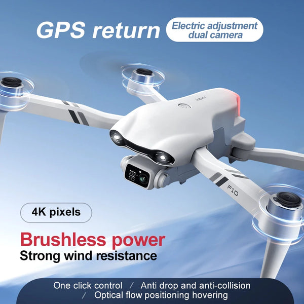 4DRC F10 RC Drone GPS 6K HD Dual Camera Wide-Angle 5G WIFI Fpv Quadcopter Brushless Foldable Obstacle Avoidance Aerial UAV 2KM