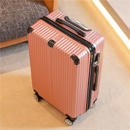 Aluminum Frame Carry-On Suitcase Luggage Mute Trolley Case Universal Wheel Durable And Sturdy Password Valise De Voyage