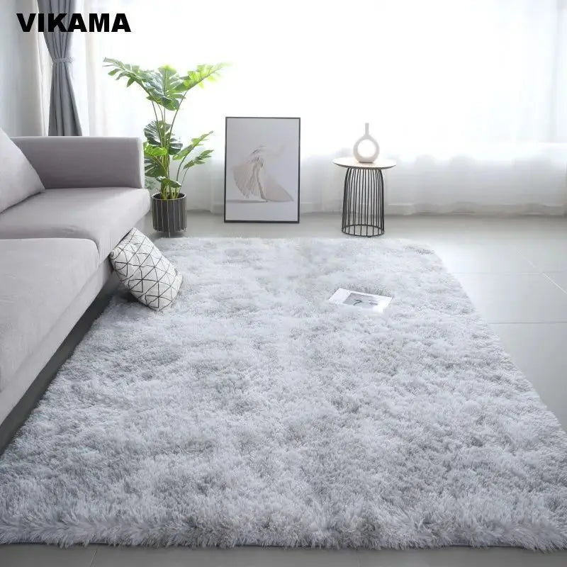 VIKAMA Modern Minimalist Luxury Living/Bed Room Carpet Silk wool Sofa Coffee Table Bedroom Bedside Non-slip Easy-to-clean Carpet