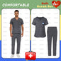 S-XXXL Hospital Clinical Workwear Nurse Uniforms Scrub Set Unisex Shirt Straight Pants Nursing Accessories Medical Surgical Wear