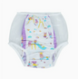 ABDL PVC Transparent Plastic Underpants Soft Silent Reusable Waterproof Adult Baby Diaper Pants Coat Incontinence Panties