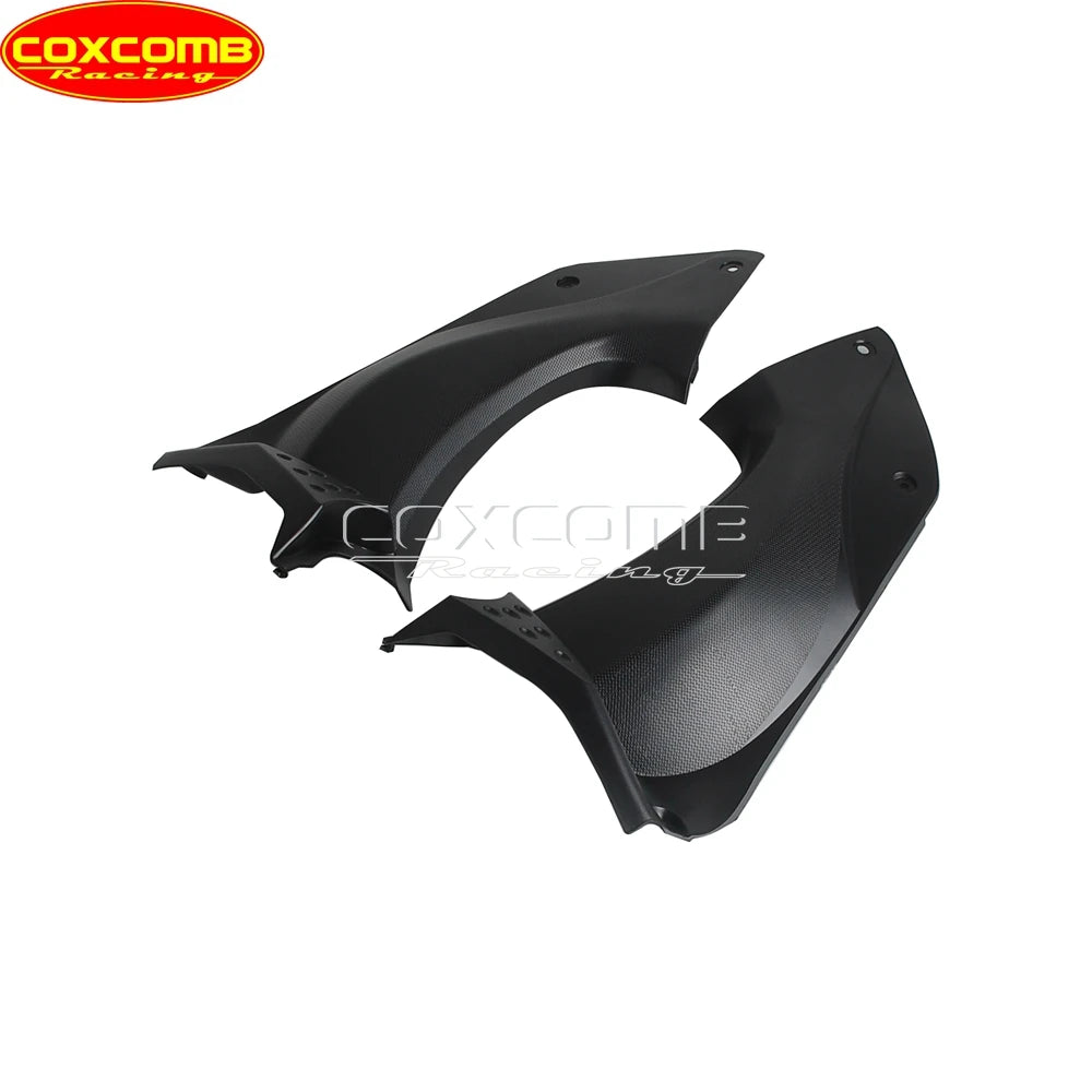 For Kawasaki ZX-14 ZX14 ZZR1400 Motorcycle Dash Cover Fairing Replacement Black Air Duct Ram Panel Trim Covers Fairing Cowl