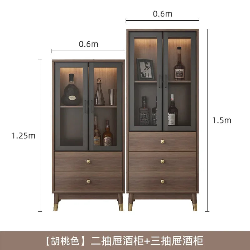 Display Storage Kitchen Cabinet Sideboard Console Living Room Buffet Glass Cupboard Closet Alacenas Para Cocina Mueble Furniture