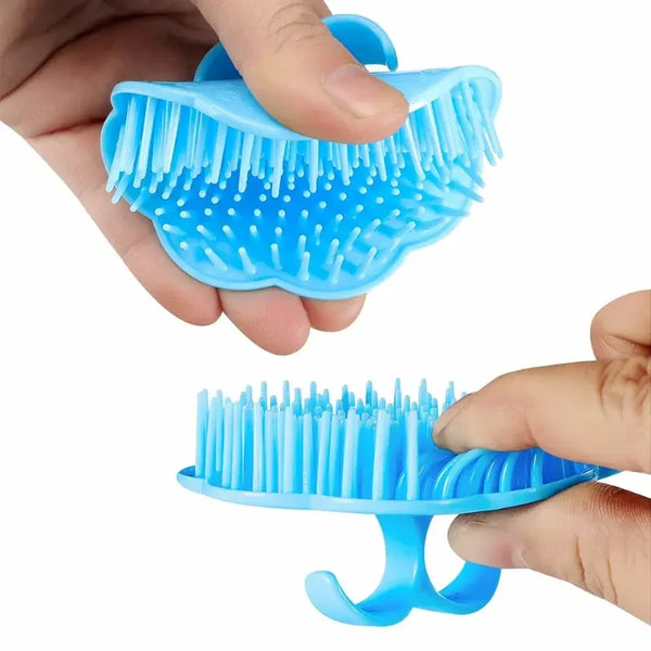 Soft Silicone Shampoo Brush Head Massage Brush Personal Care Bathroom Products Hair Washing Hair Scalp Massage Comb