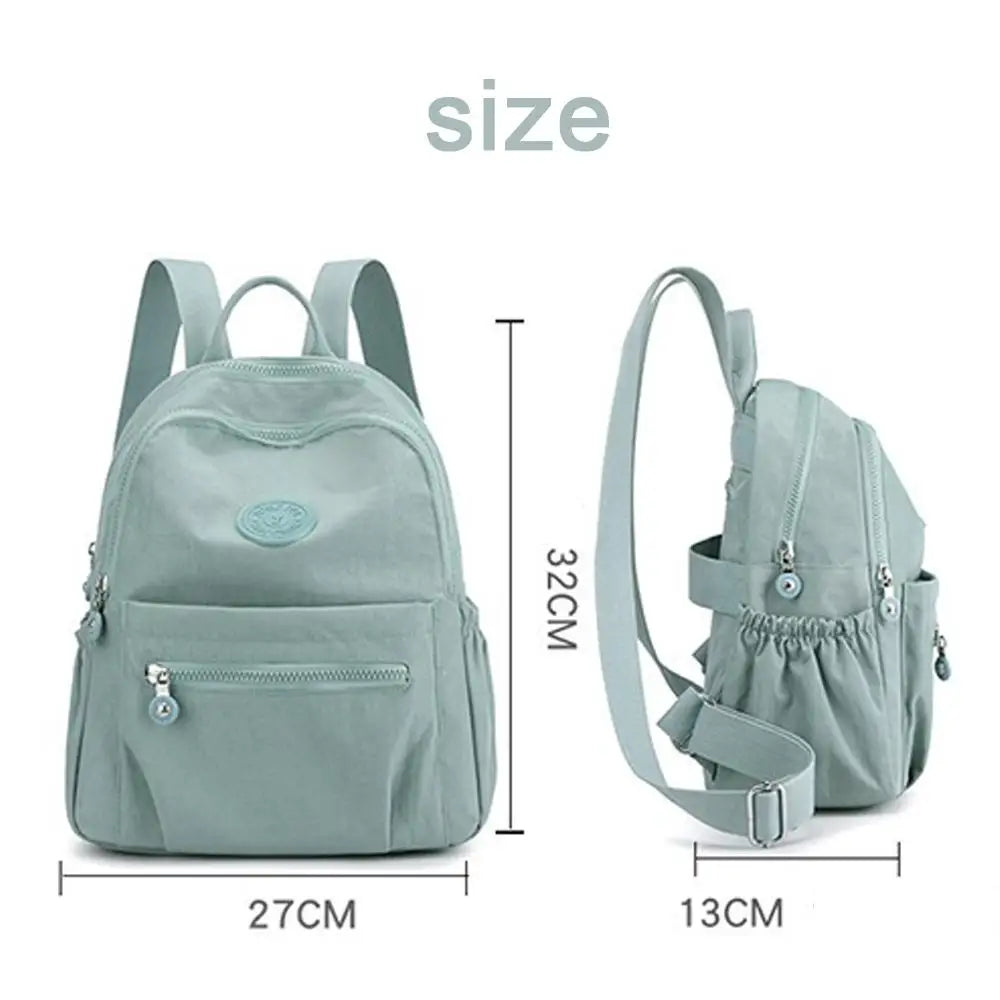 Small Backpack Women Man Travel Large Capacity Rucksack School Shoulder Bag Casual Fashion Mini Daypack