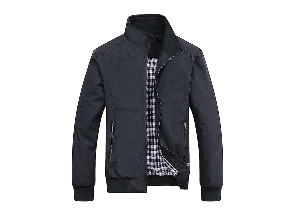 Men's Lightweight Casual Windbreaker Jacket