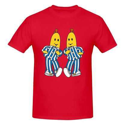 Bananas In Pyjamas Best Friend 100% Cotton T-shirt Men Fashion T Shirts Men O-Neck Short Sleeve S-6XL