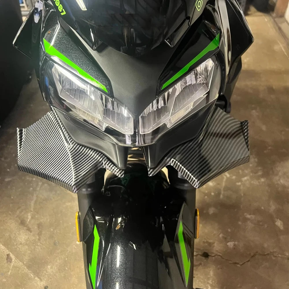 2025 Z650 Winglets Motorcycle Wing Deflector For Kawaski Z 650 Sport Downforce Naked Spoilers Aerodynamic Fairing