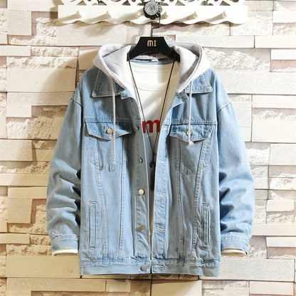 Men's 2025 Hooded Denim Jacket